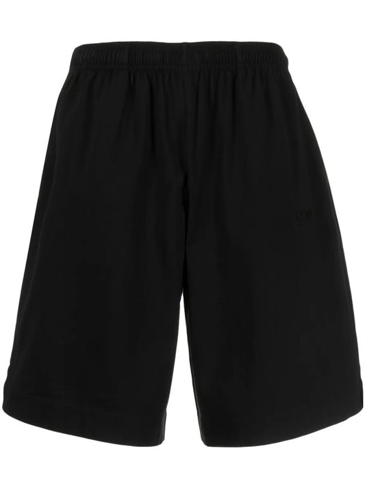 Slip-On Cotton Track Shorts