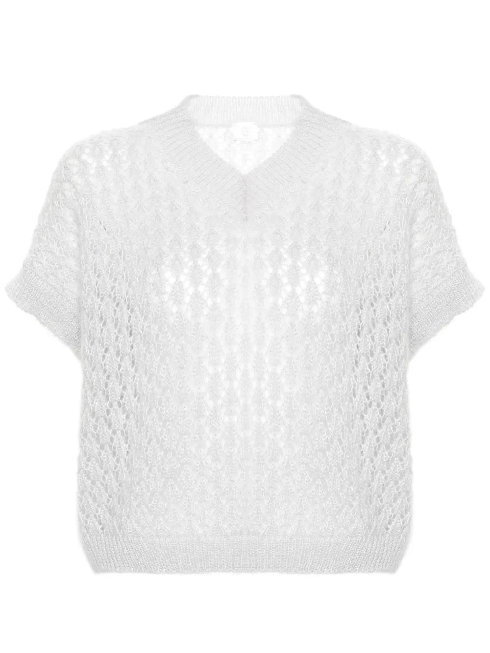 V-Neck Knitted Top