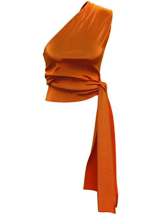 The Wrap Sleeveless Top