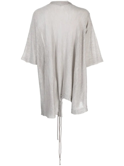 Asymmetric-Design Short-Sleeve T-Shirt