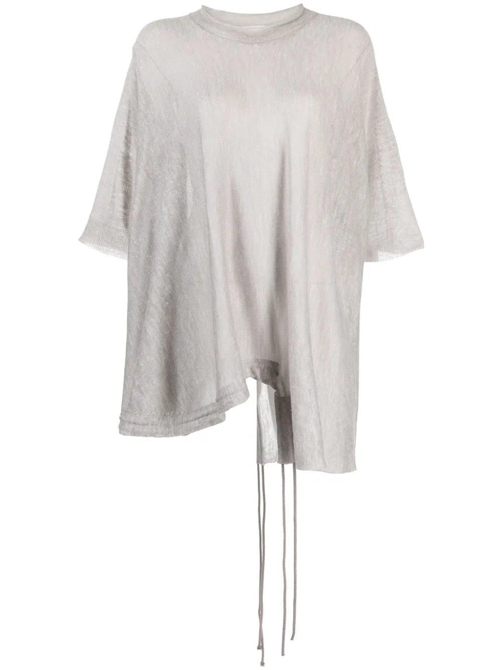 Asymmetric-Design Short-Sleeve T-Shirt