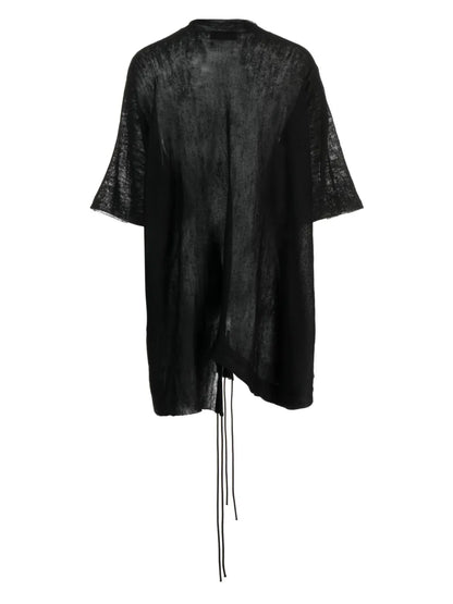 Asymmetric-Design Short-Sleeve T-Shirt