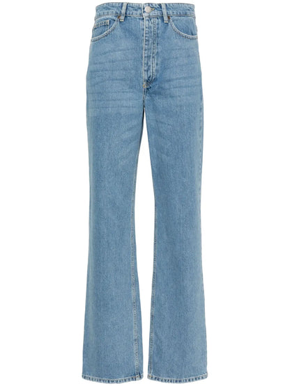Miliumlo Mid-Rise Straight-Leg Jeans
