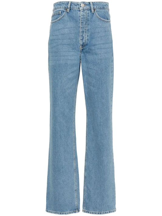 Miliumlo Mid-Rise Straight-Leg Jeans