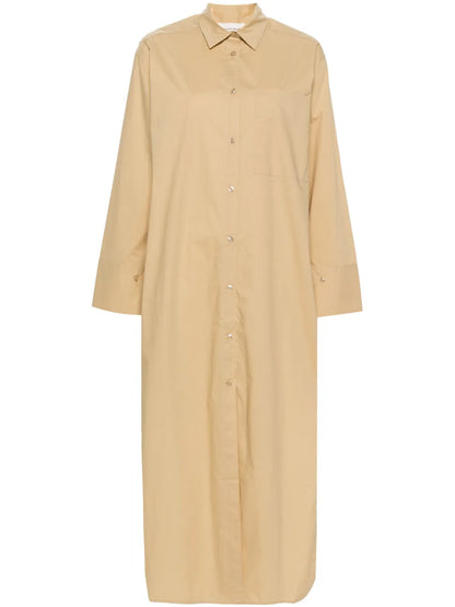 Perros Organic Cotton Maxi Dress