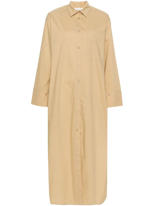 Perros Organic Cotton Maxi Dress