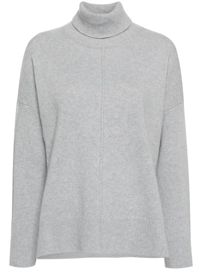 High-Neck Knitted Jumper
