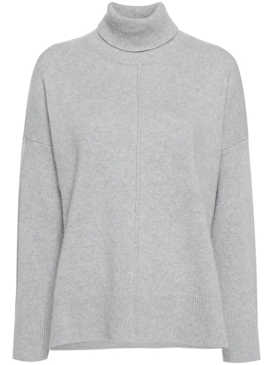 High-Neck Knitted Jumper