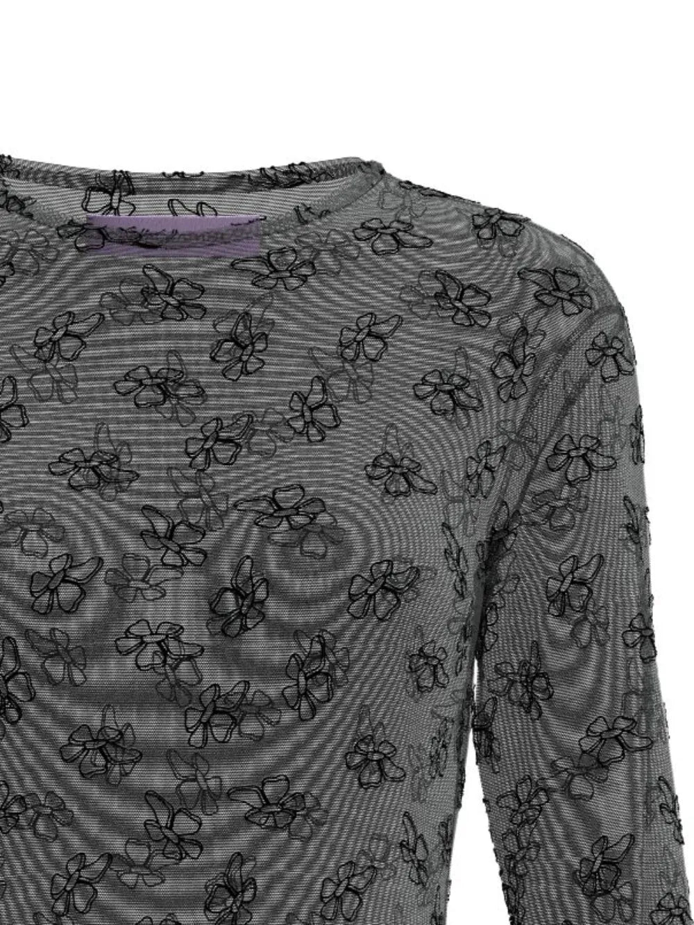 Tere Floral-Embroidered Dress