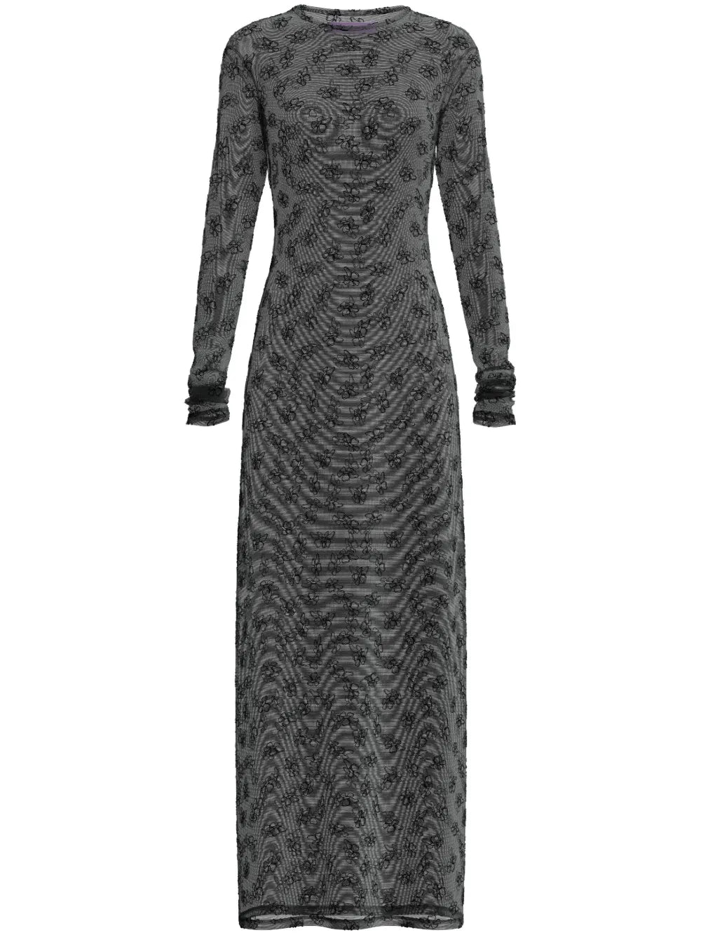 Tere Floral-Embroidered Dress