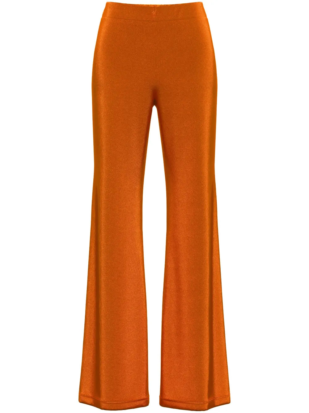 Easy Laminated Wide-Leg Trousers