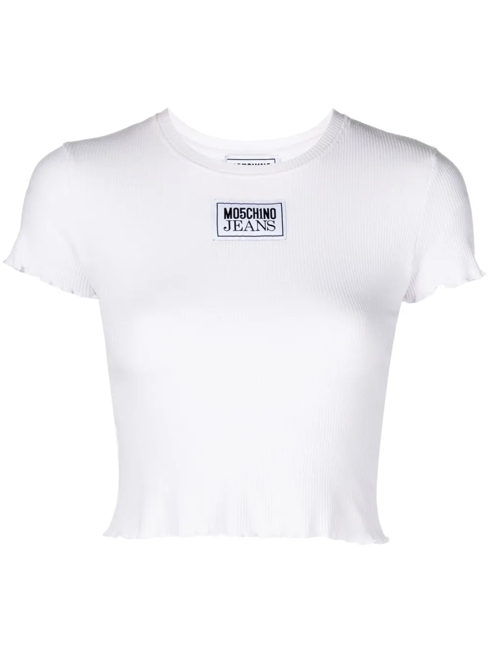Logo-Appliqué Cropped T-Shirt