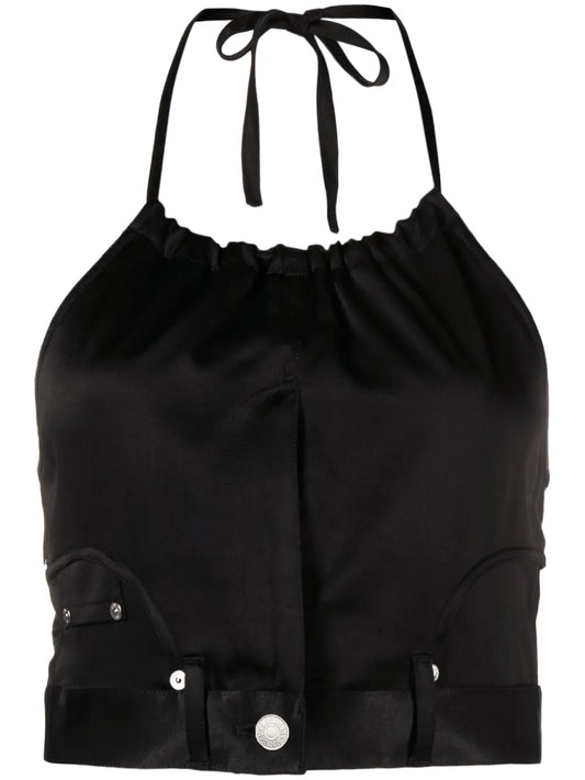 Emgraved-Logo Cropped Top