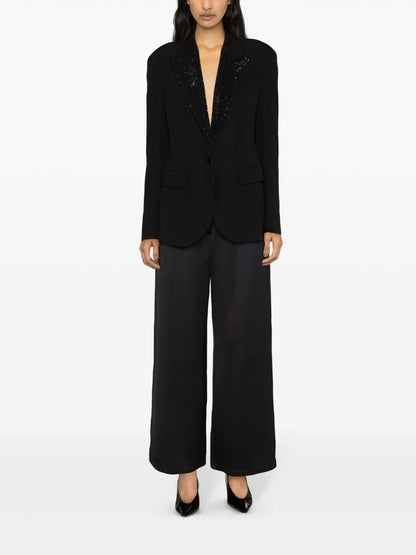 Hotfix Crystal-Embellished Blazer