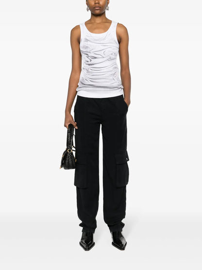 Straight-Leg Cargo Trousers