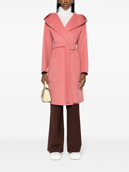 Priscilla Belted Hooded Coat