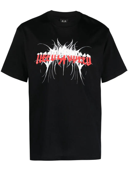 Speed Denom-Print Cotton T-Shirt