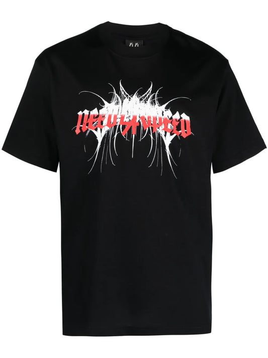 Speed Denom-Print Cotton T-Shirt
