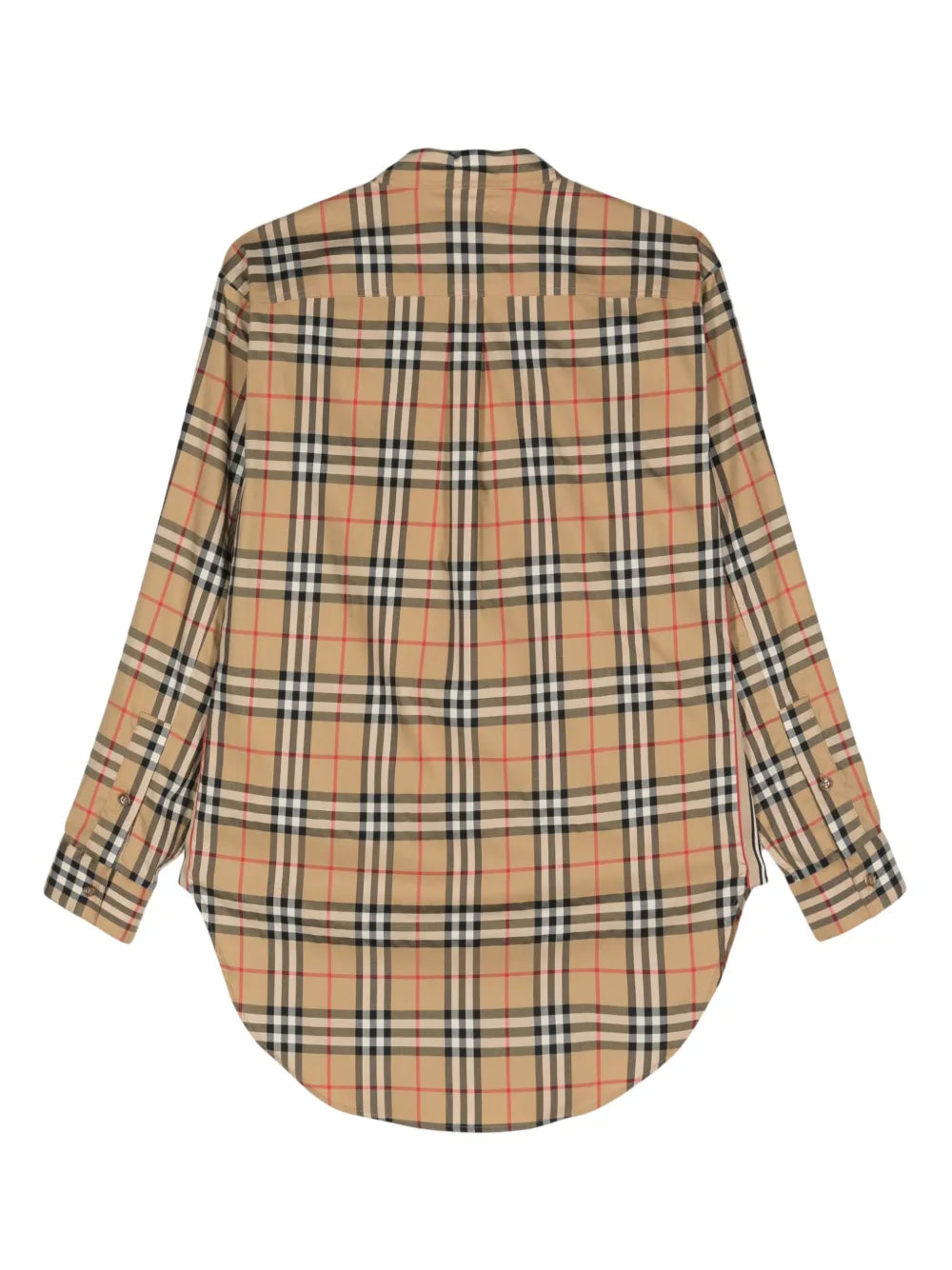 Vintage Check-Pattern Cotton Shirt