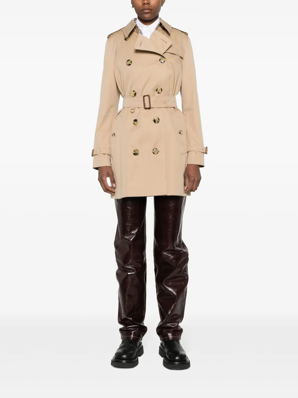Short Kensington Heritage Cotton Trench Coat
