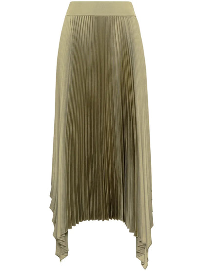 Ade Asymmetric Plissé Skirt