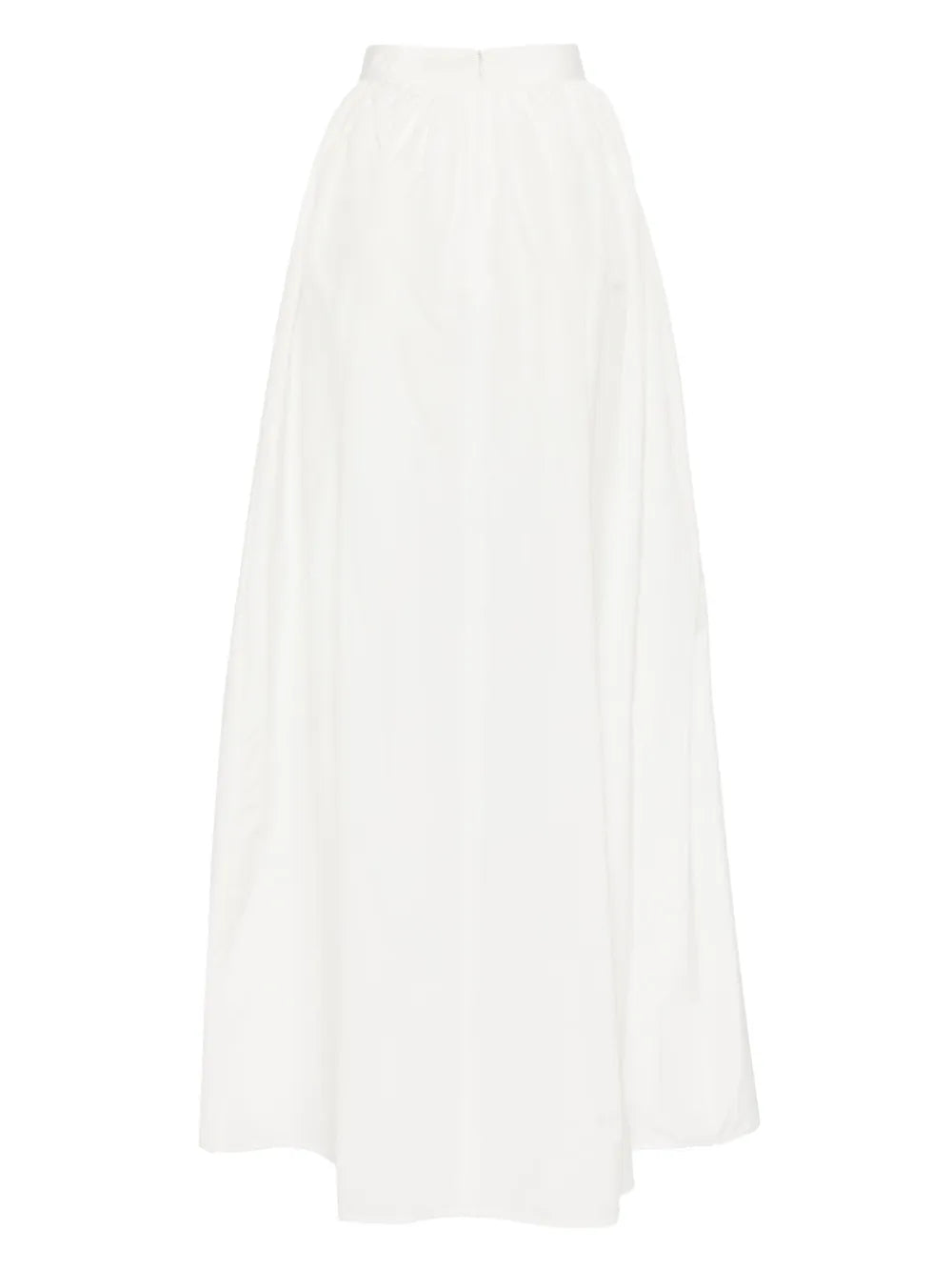 Embroidered Taffeta Maxi Skirt
