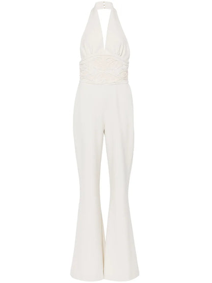Sleeveless Halterneck Jumpsuit