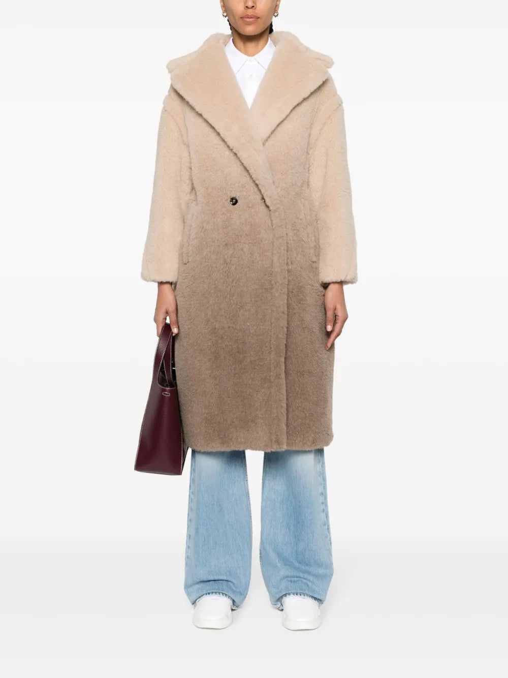 Gatto Gradient Double-Breasted Coat