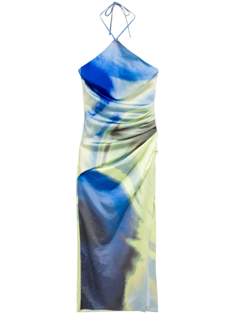 Hansel Abstract-Print Midi Dress