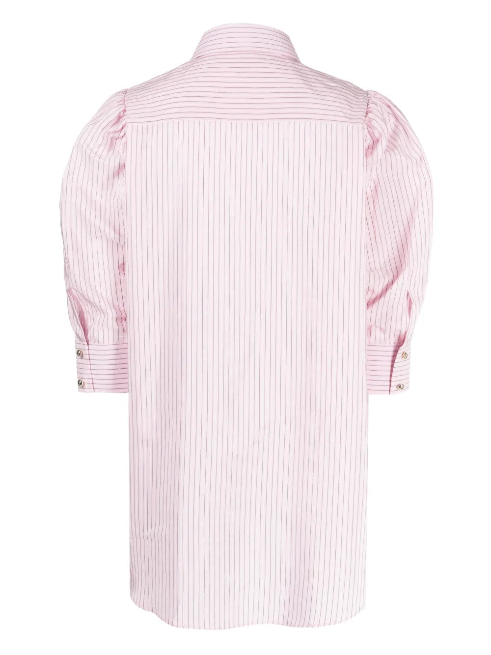 Logo-Embroidered Pinstripe Shirt