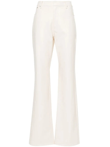 High-Waisted Long-Length Straight-Leg Trousers
