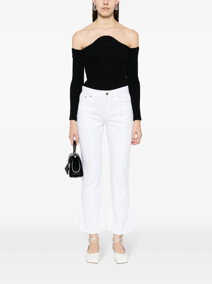 Mid-Rise Bootcut Jeans