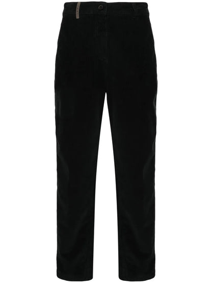 Corduroy Straight-Leg Trousers