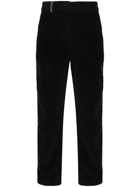 Corduroy Straight-Leg Trousers