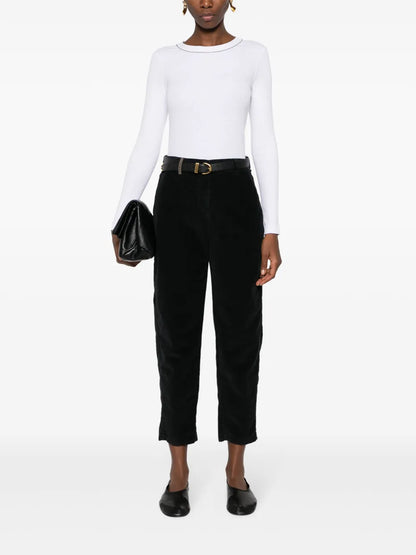 Corduroy Straight-Leg Trousers