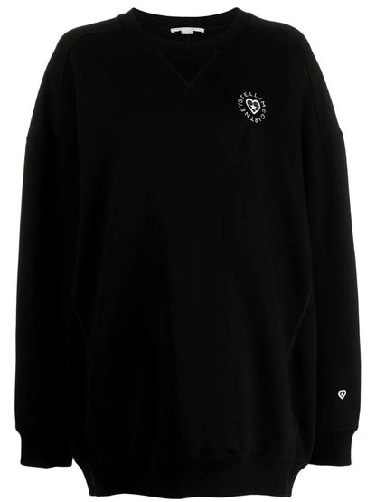 Logo-Patch Cotton Sweatshirt
