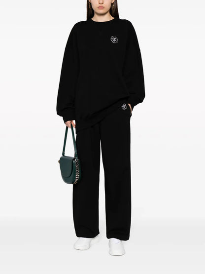 Logo-Patch Cotton Sweatshirt