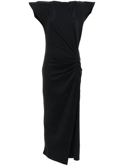 Nadela Pleated Midi Dress