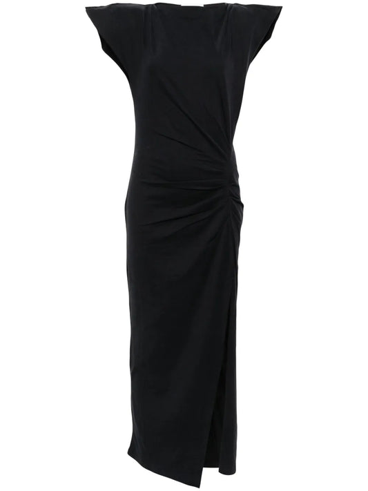 Nadela Pleated Midi Dress