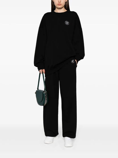 Logo-Patch Cotton Track Pants
