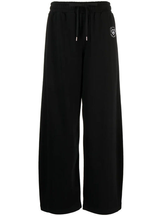 Logo-Patch Cotton Track Pants
