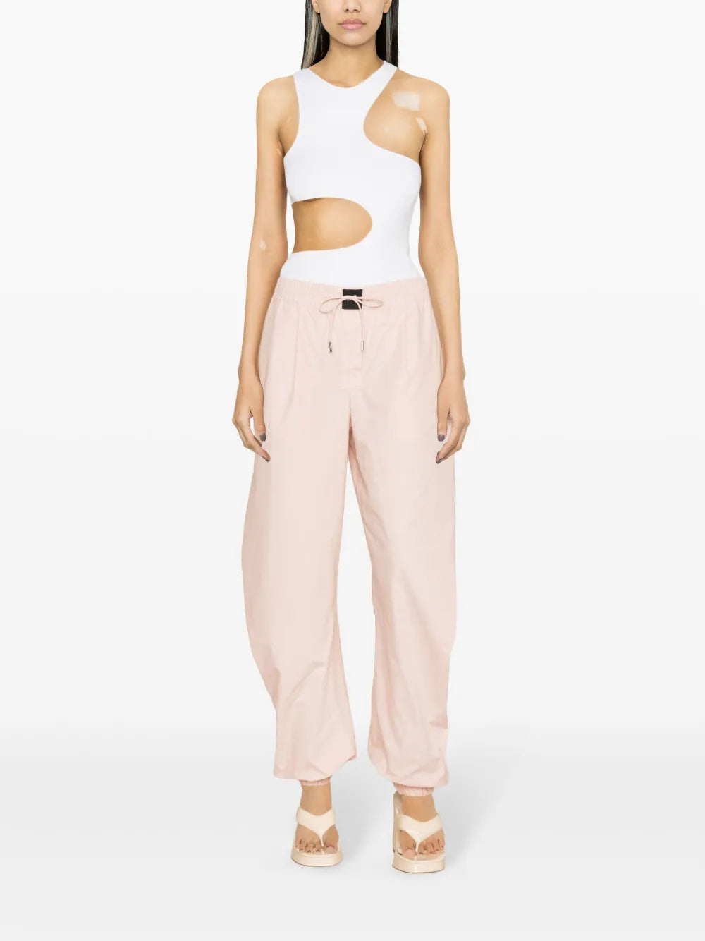 Tapered Cotton Track Pants