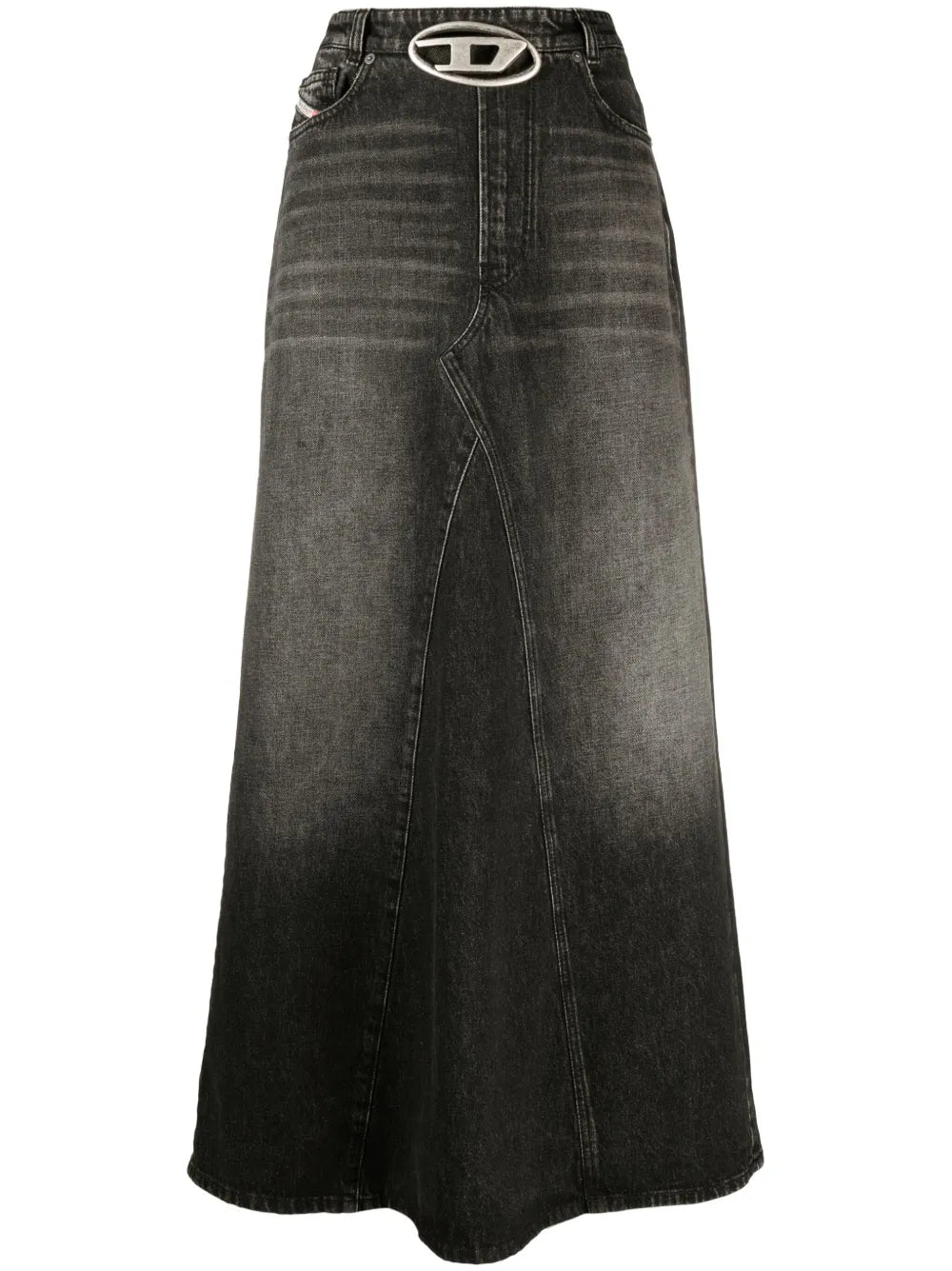 De-Pago Denim Maxi Skirt