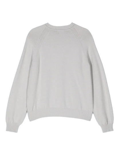 Logo-Patch Crew-Neck Jumper