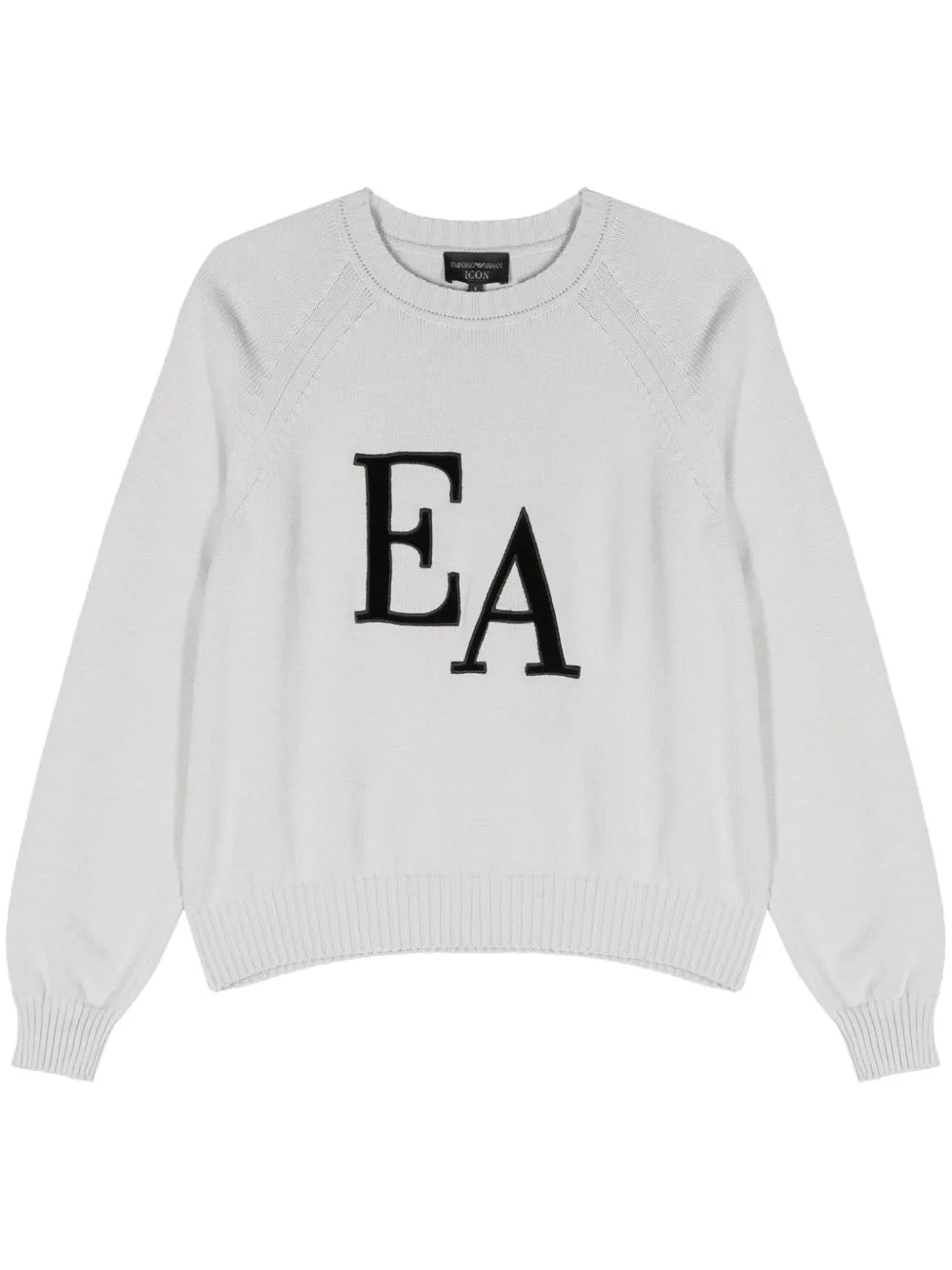 Logo-Patch Crew-Neck Jumper