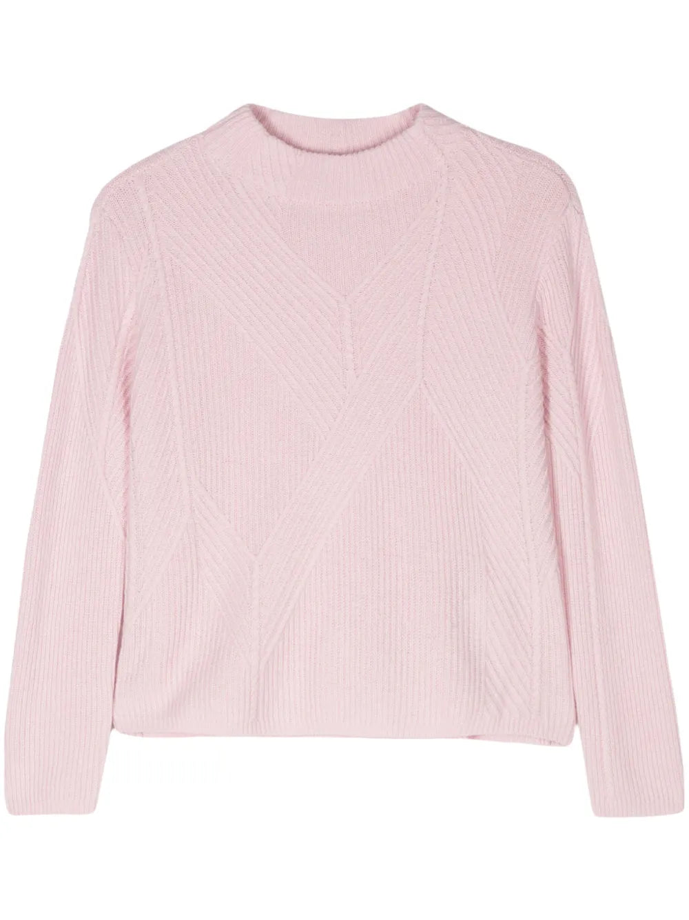 Crew-Neck Ribbed-Knit Jumper