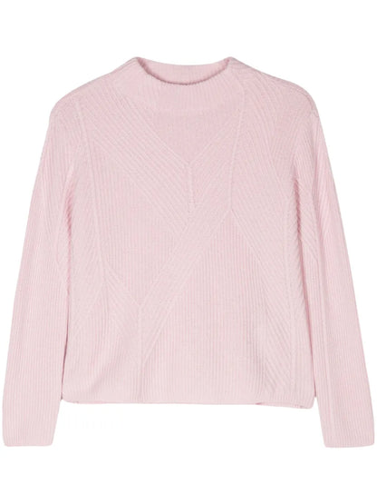 Crew-Neck Ribbed-Knit Jumper