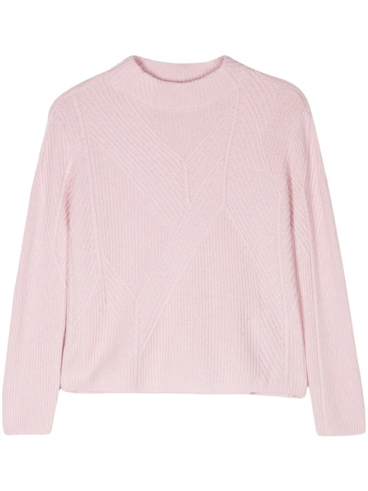 Crew-Neck Ribbed-Knit Jumper