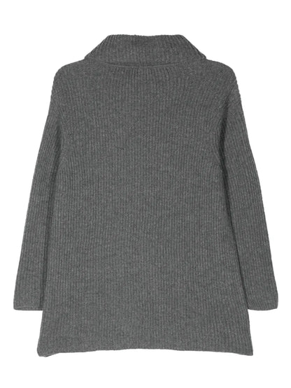 Roll-Neck Ribbed-Knit Jumper