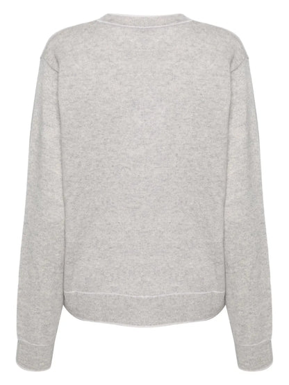 Logo-Embroidered Cashmere Jumper